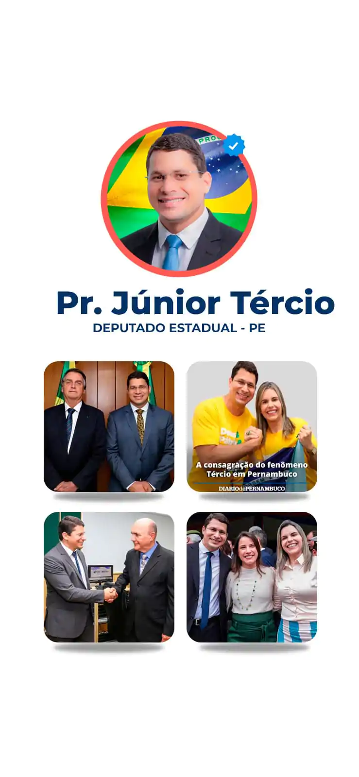 Case da campanha de Júnior Tércio