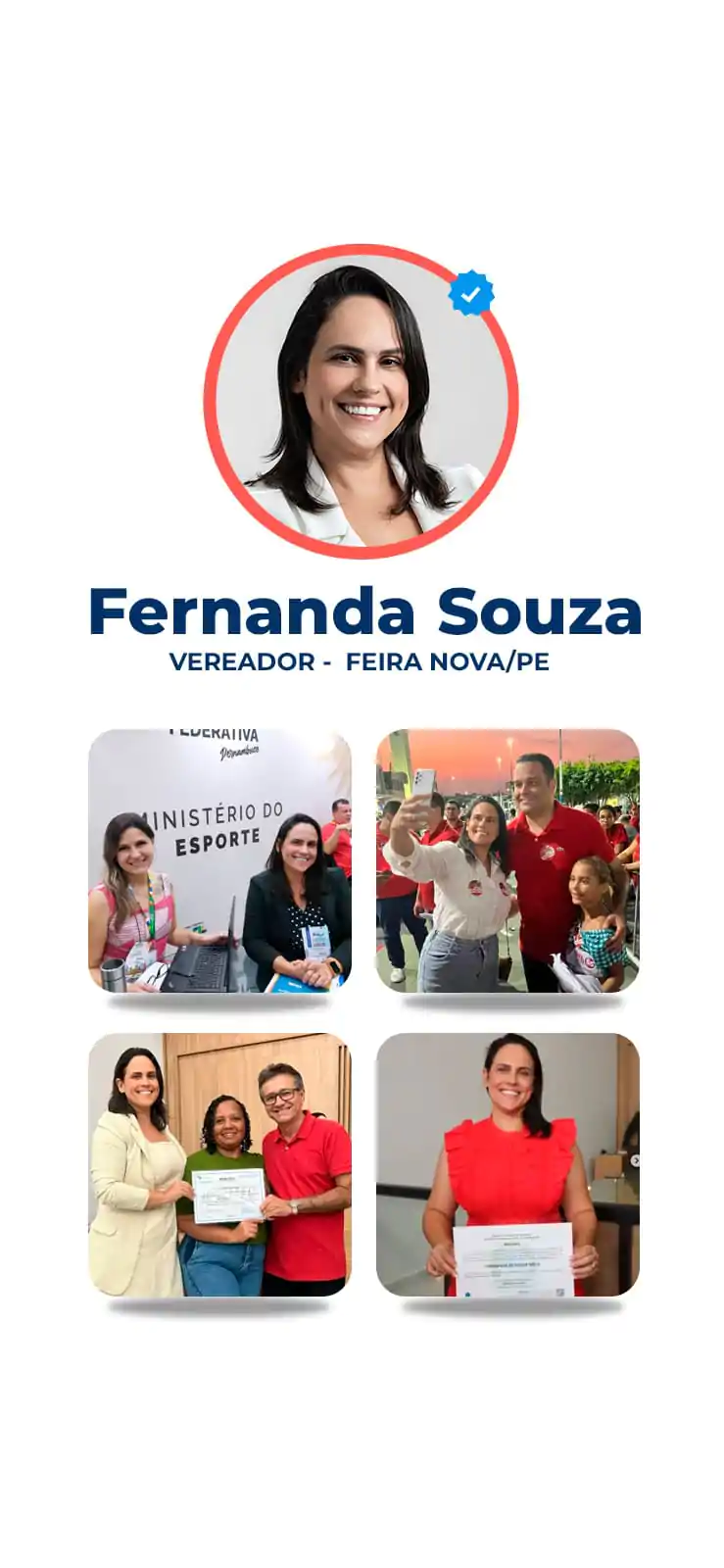 Case da campanha de Fernanda Souza