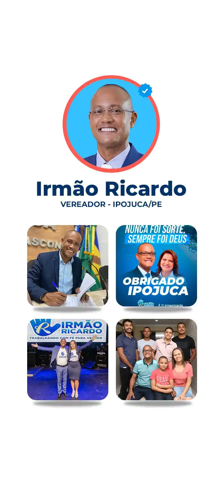 Case da campanha de Irmão Ricardo