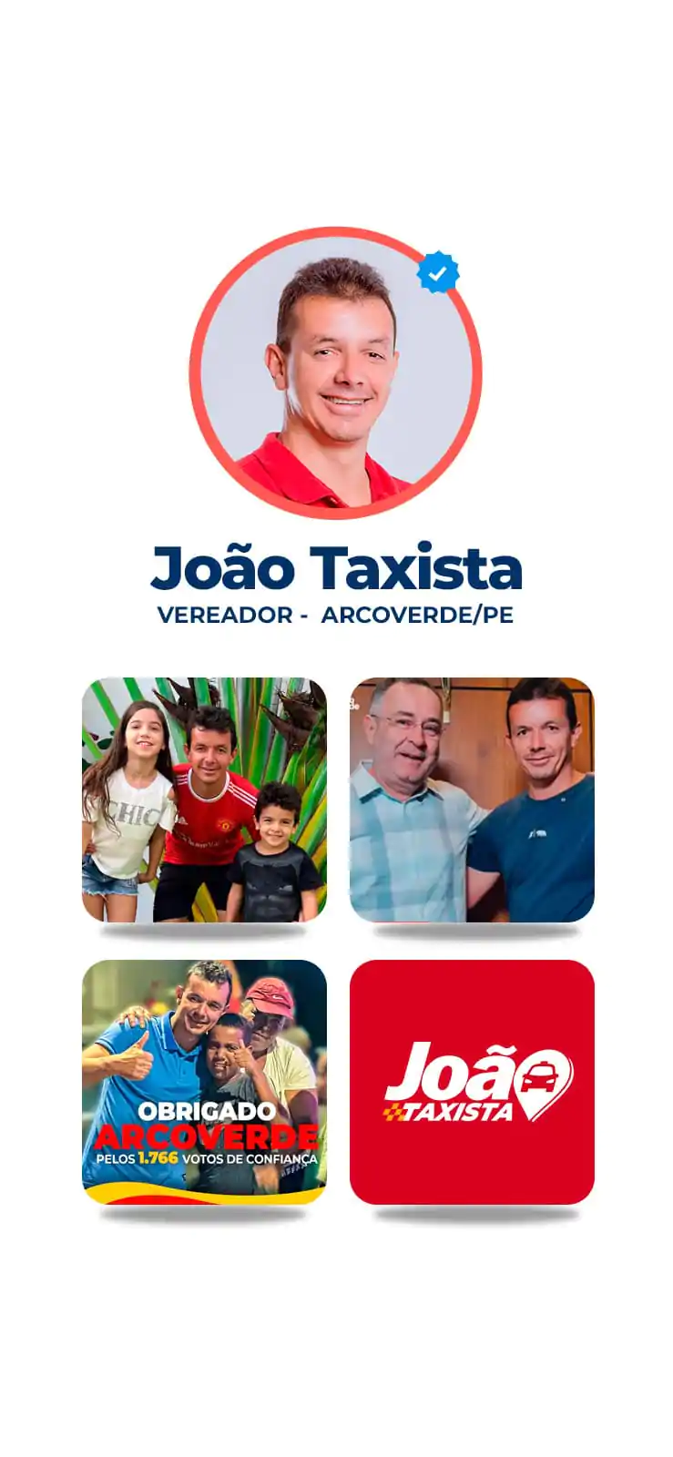Case da campanha de João Taxista
